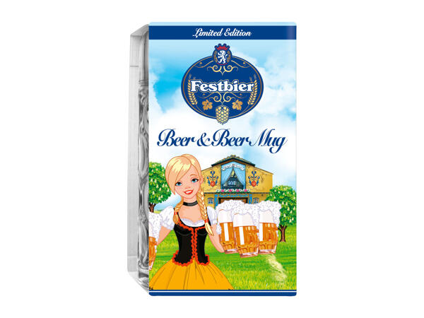 Perlenbacher Festbier Beer & Beer Mug