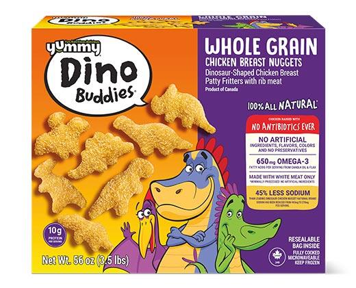 Yummy Whole Grain Dino Buddies