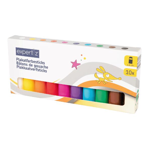 EXPERTIZ(R) 				Plakkaatverfsticks, 10 st.