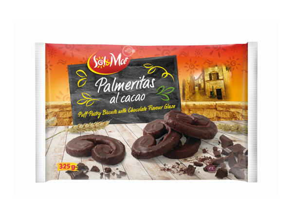 Palmeritas al cacao