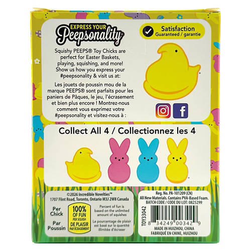 Chick Shaped Squishy Toy