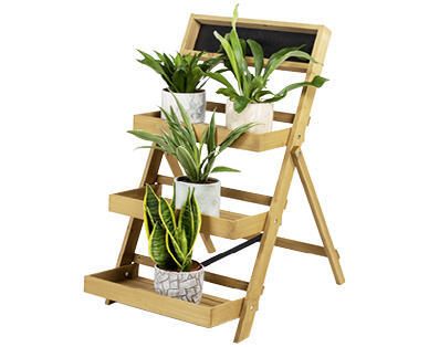 GARDENLINE(R) 
 BLUMENTREPPE AUS HOLZ