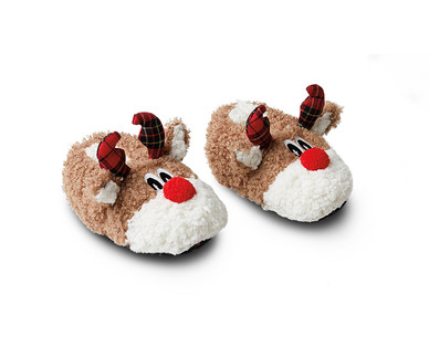 Lily & Dan Kids' Plush Novelty Slippers