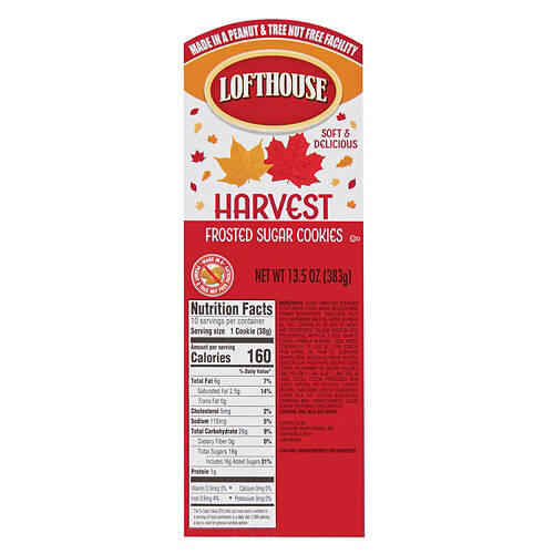 Harvest Frosted Sugar Cookies, 13.5 oz