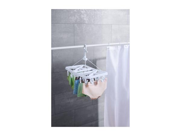 Livarno Home Space-Saving Coat Hanger/​24 Peg Airer