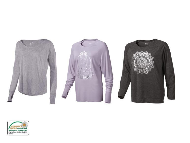Tee-shirt à manches longues de yoga