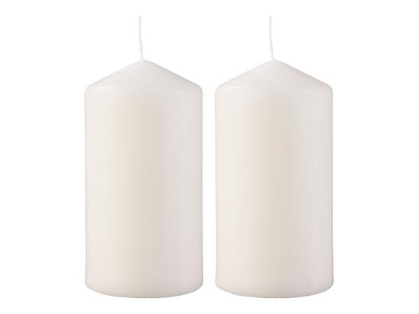 Christmas Pillar Candles, 2, 4 or 6 pieces