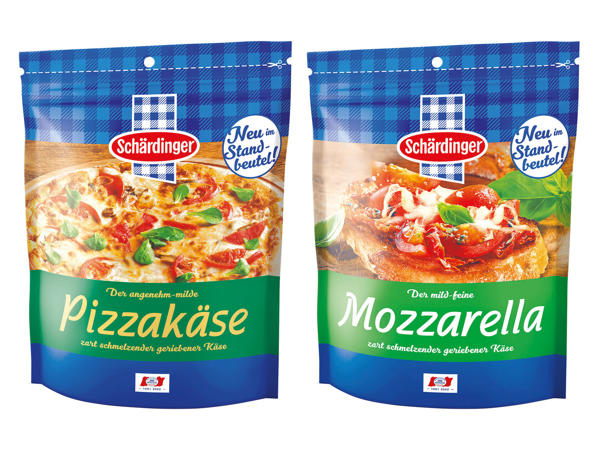 SCHÄRDINGER Pizzakäse oder Mozzarella gerieben