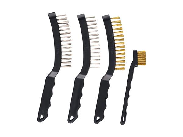 Set de brosses métalliques, 4 pièces