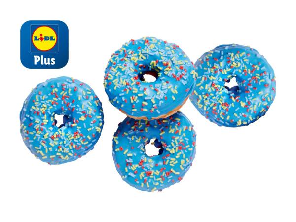 Cronut avec glaçage bleu