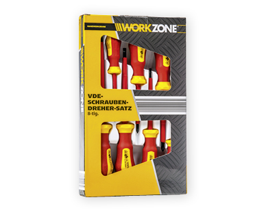 WORKZONE(R) VDE-Schraubenzieher-Set, 8-teilig