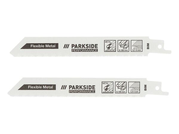 Sabre saw blade set, 2 pieces