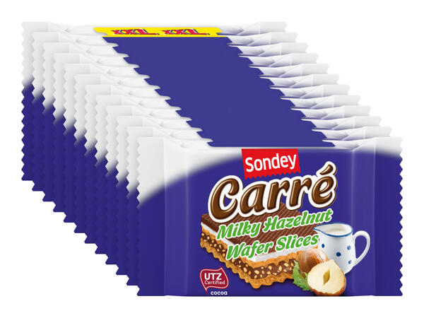 Sondey Carré Milky Hazelnut Wafer Slices