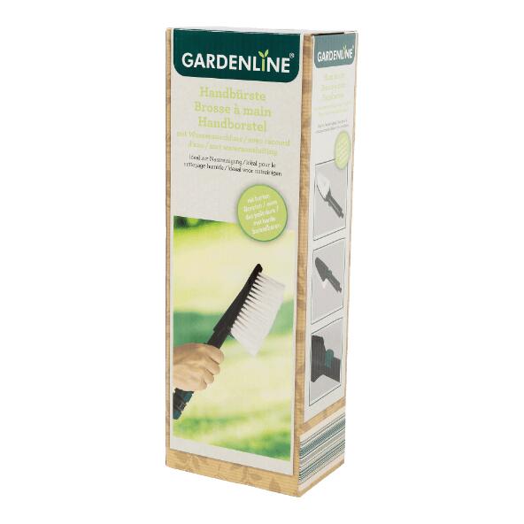 GARDENLINE(R) 				Handbürste mit Wasseranschluss