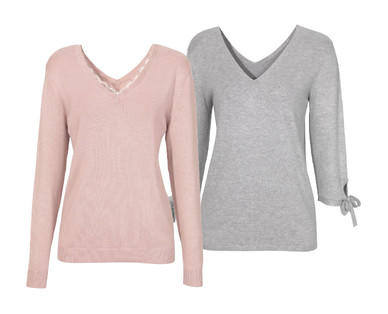BLUE MOTION Damen-Feinstrickpullover