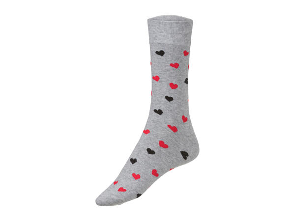 Livergy Men's Valentine's Socks Gift Set - 3 pairs