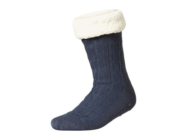 Esmara Men's Navy Slipper Socks