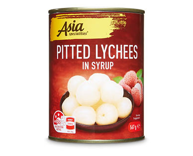 Whole Pitted Lychees in Syrup 567g