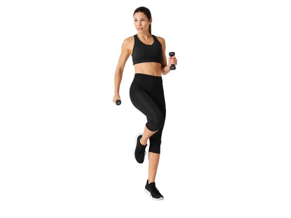 Ladies' cropped sports leggings
