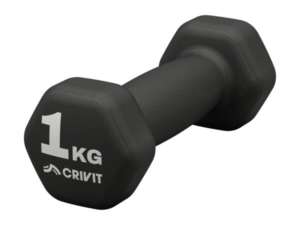 Crivit Dumbbell Set 1kg/2kg - Set of 2