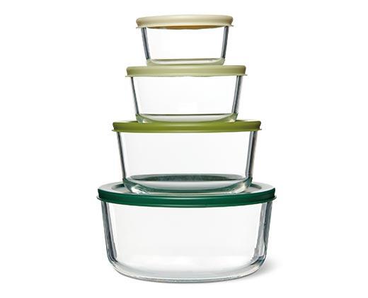 Crofton 8pc Glass Storage Bowl