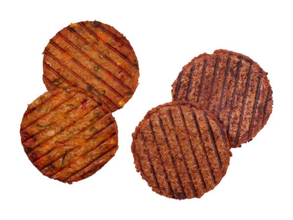 Burger/​tranches de légumes BBQ