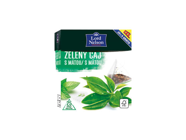 ZELENÝ/OVOCNÝ ČAJ 