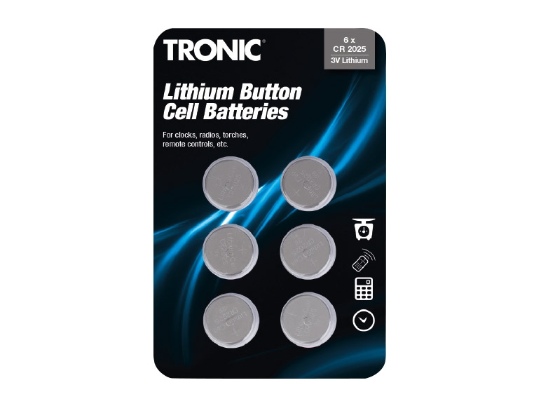 TRONIC 6 Button Cell Batteries