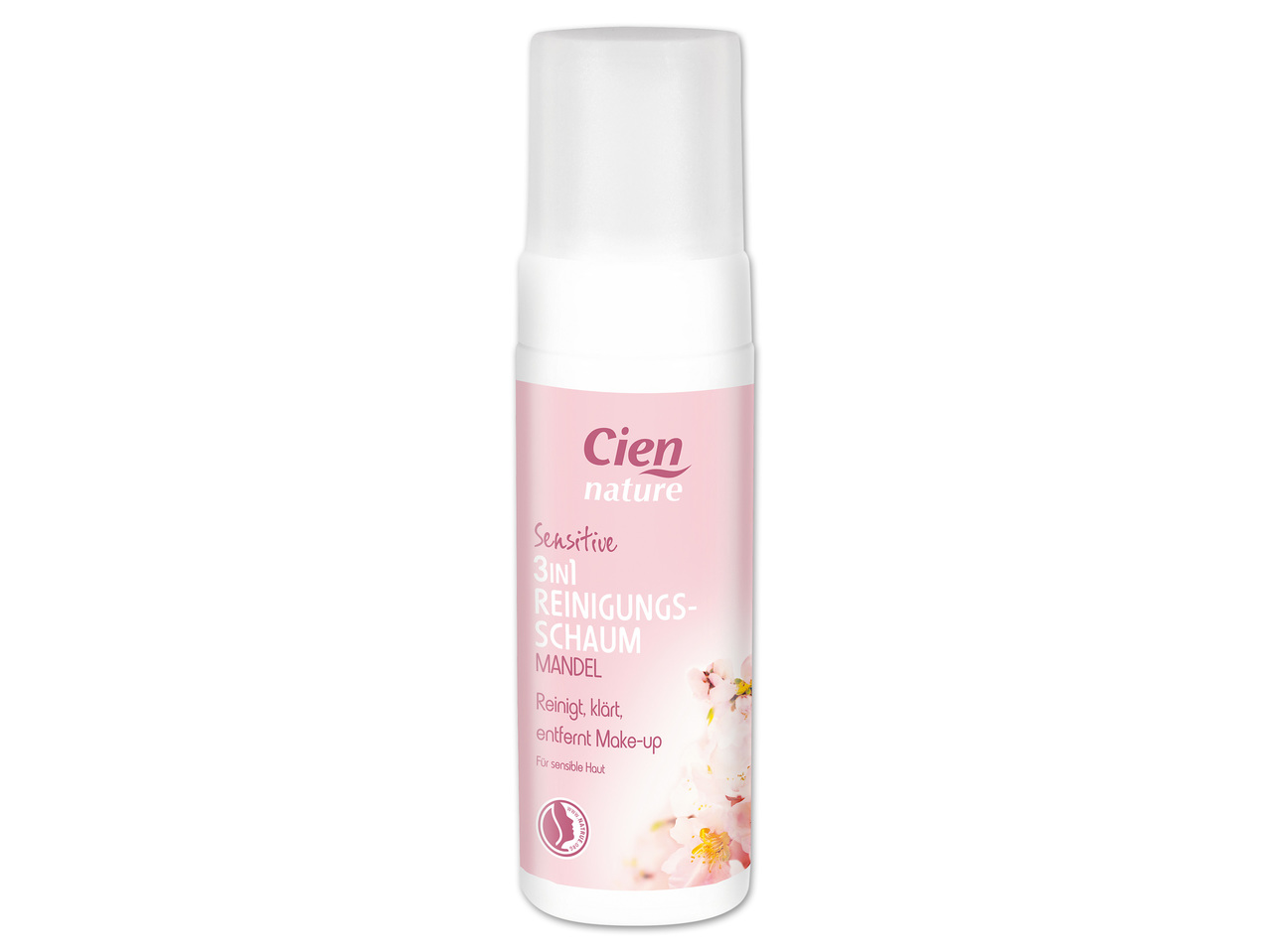 CIEN NATURE Sensitive 3-in-1 Reinigungsschaum Mandel