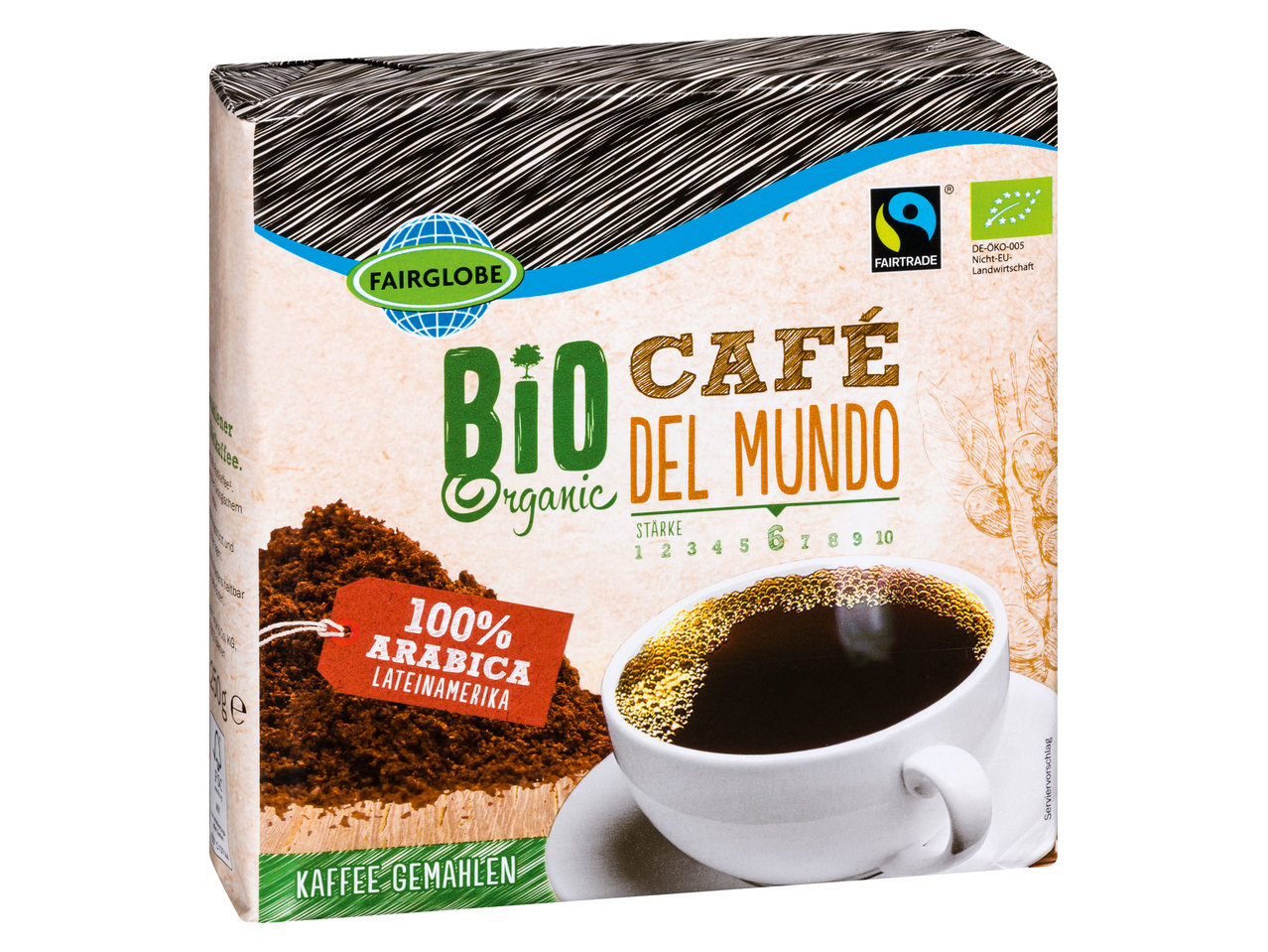 FAIRGLOBE Bio Fairtrade Café del Mundo