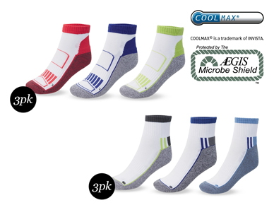 ADULT CUSHIONED FITNESS SOCKS 3PK