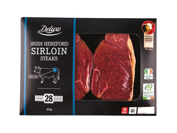 2 IRISH HEREFORD SIRLOIN STEAKS