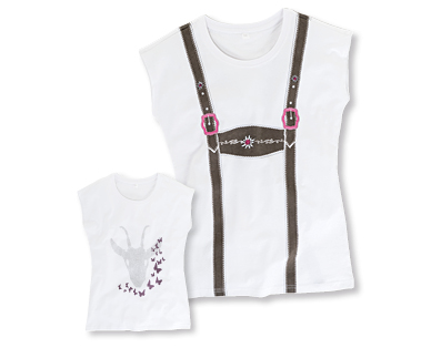 T-shirt traditionnel avec impression photo pour femmes DER WILDSCHÜTZ ZÜNFTIGE TRACHTENMODE(R)