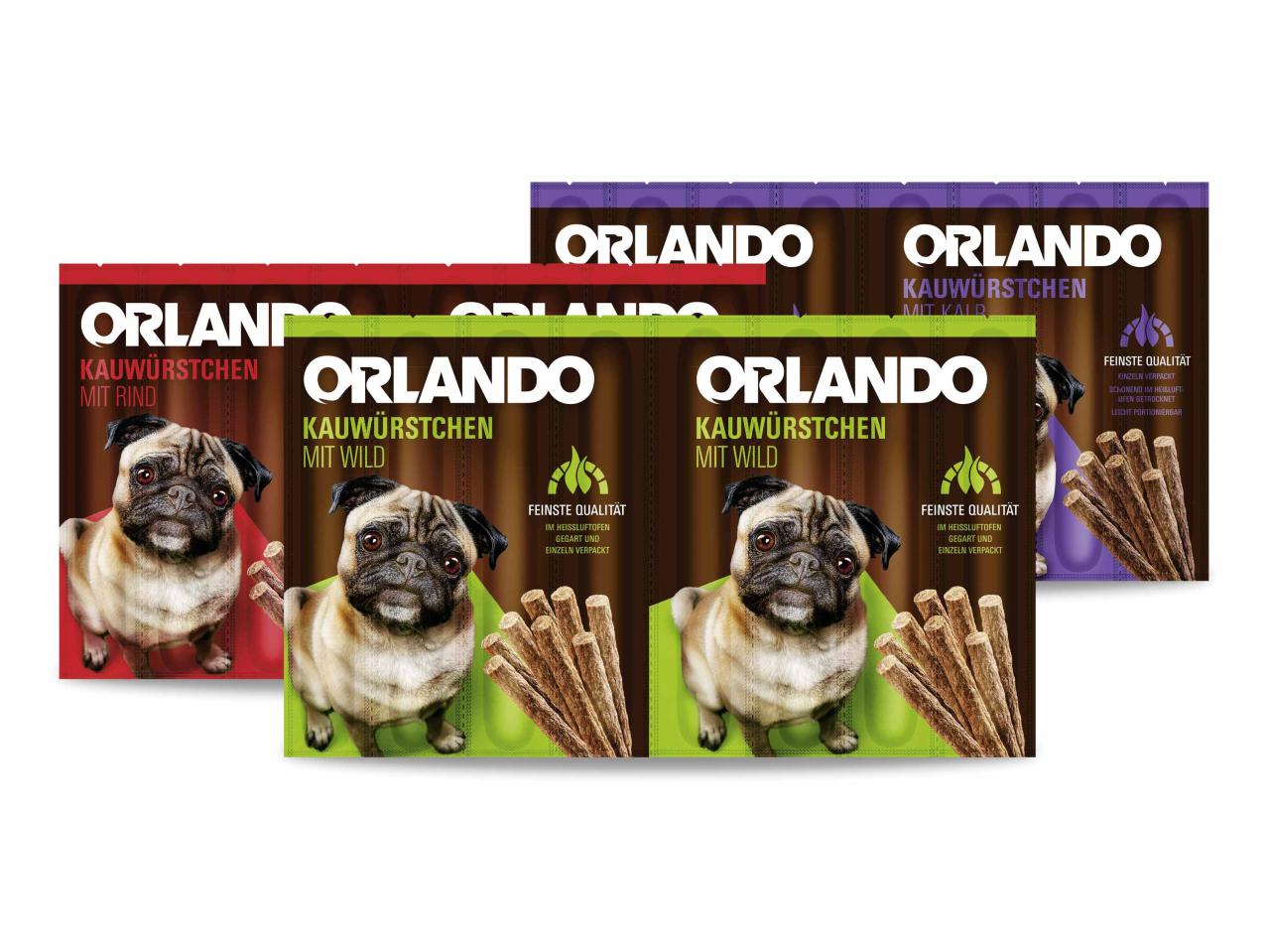 Saucisses à mâcher pour chiens