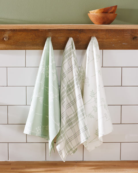 Cow Parsley Tea Towels 3-Pack