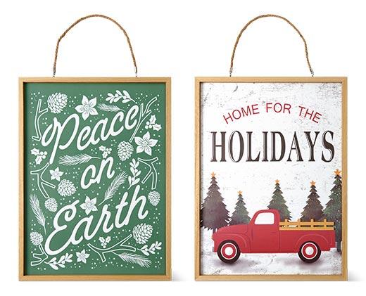 Merry Moments 
 Reversible Wall Sign
