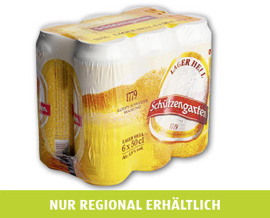 SCHÜTZENGARTEN Lager hell 4.8 % Vol