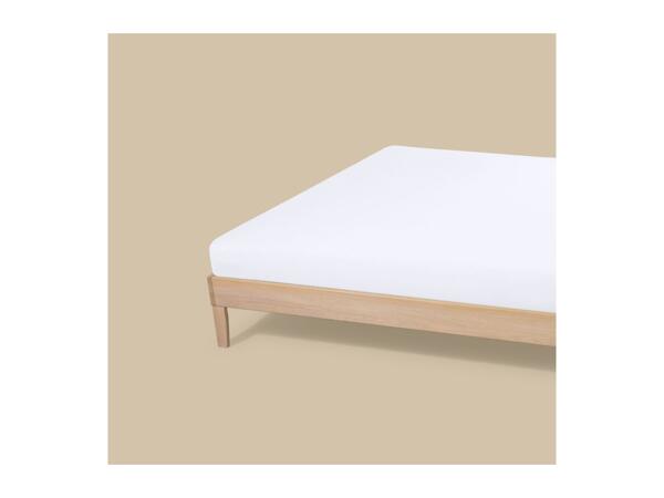 White Jersey Fitted Sheet - King