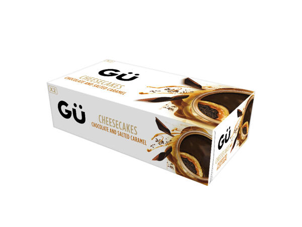 Gü Chocolate & Salted Caramel Cheesecakes