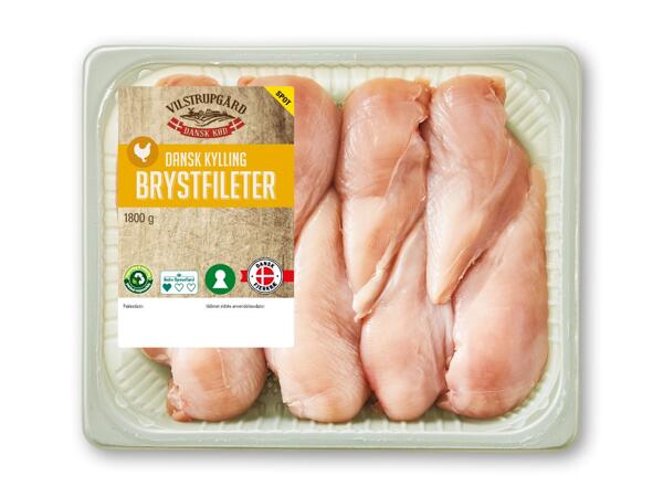 VILSTRUPGÅRD Dansk kyllingeinderfilet eller -brystfilet
