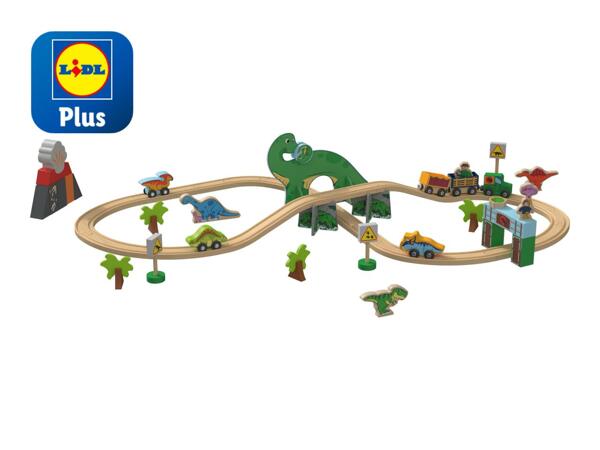 Playtive Farm/​Dinosaur Wooden Train Set