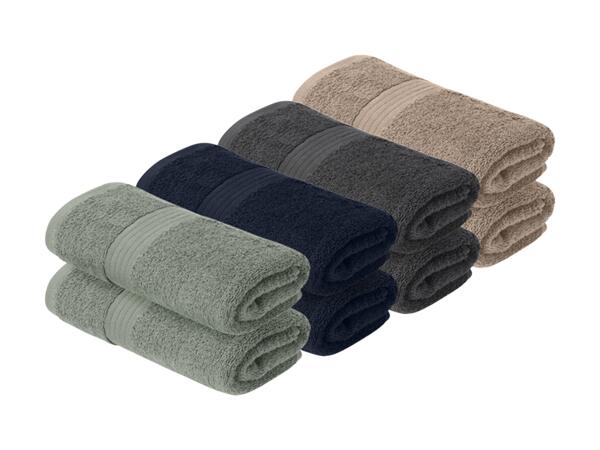 Frottéhanddukar, 2-pack