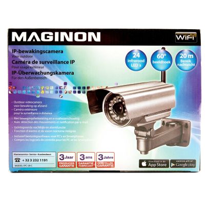 Caméra IP extérieure de surveillance