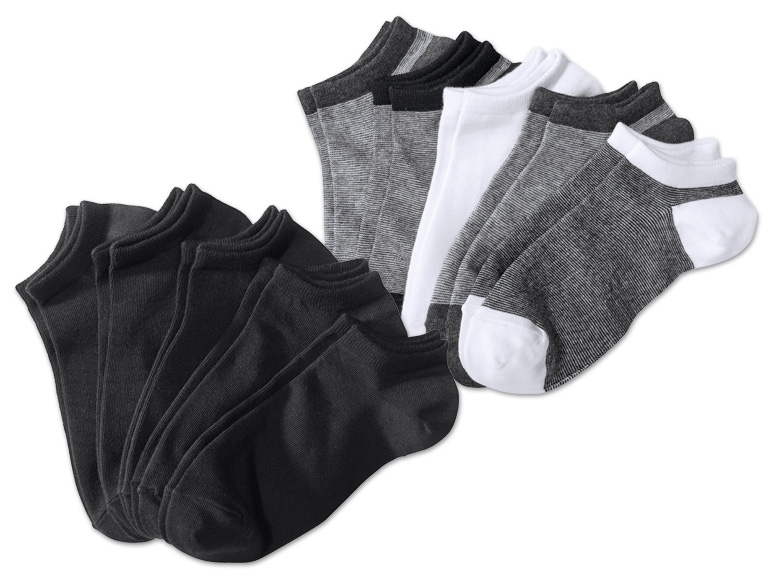 LIVERGY(R) Herren Sneakersocken, 5 Paar