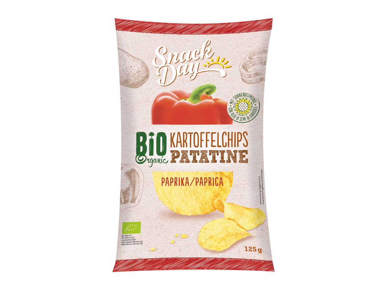 Chips au paprika bio