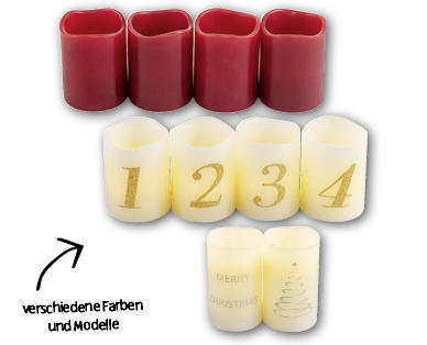 LED-Echtwachskerze