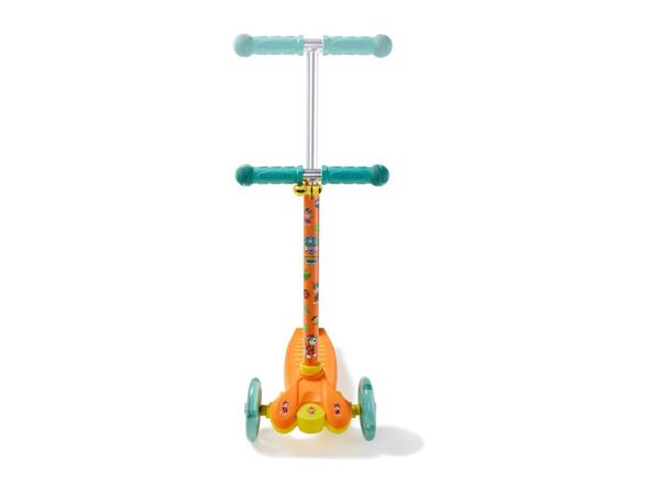 Tri-Scooter With LED Wheels - Orange