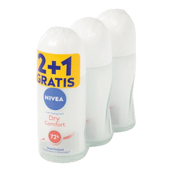 NIVEA(R) 				Deoroller, 3 St.