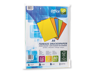 Papier de couleurs assorties OFFICE
