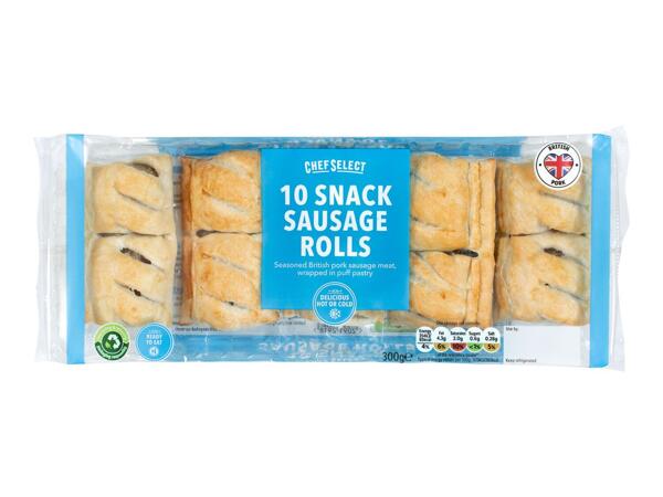 Chef Select 10 Snack Sausage Rolls Assorted